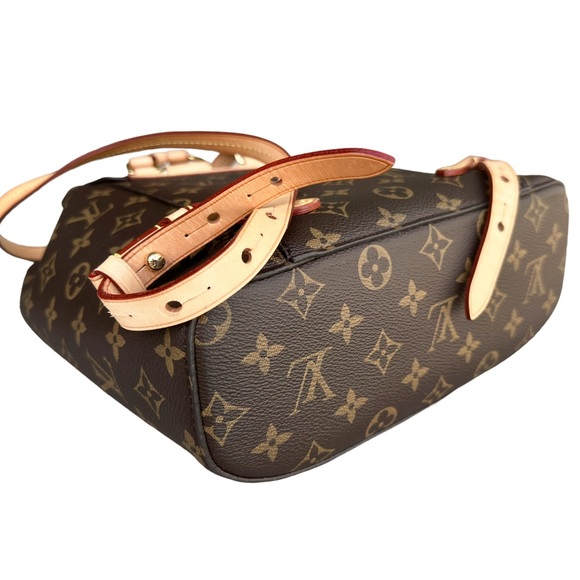 Authentic✅ Louis Vuitton Montsouris Rucksack Backpack Monogram Brown Canvas - Picture 9 of 15